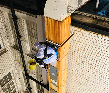 Kitchen extraction cleaning